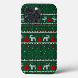 Ugly Sweater Weihnachts-Imitate Strick Pattern Cas Case-Mate iPhone Hülle