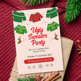 Ugly Sweather Party Einladung