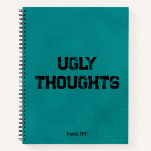 Ugly Thoughts Grunge Self-Care Journal Notizbuch