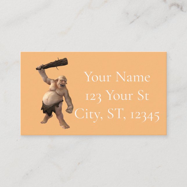 Ugly Troll Thunder_Cove Visitenkarte (Vorderseite)