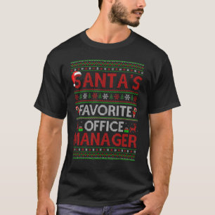 Ugly Xmas beleuchtet den Lieblingsbüromanager des T-Shirt