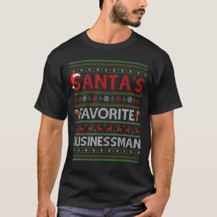 Ugly Xmas beleuchtet den Lieblingsgeschäftsmann de T-Shirt