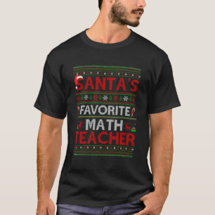Ugly Xmas beleuchtet den Lieblingsmathematiklehrer T-Shirt