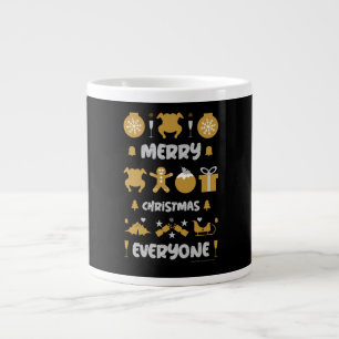 Ugly xmas Office Party Sweater Jumbo-Tasse