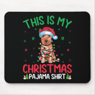 Ugly Xmas Soft Coated Wheaten Terrier Dog Christma Mousepad