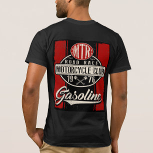 UGLYE® Vintage Road Race Motorradclub 1976 T-Shirt