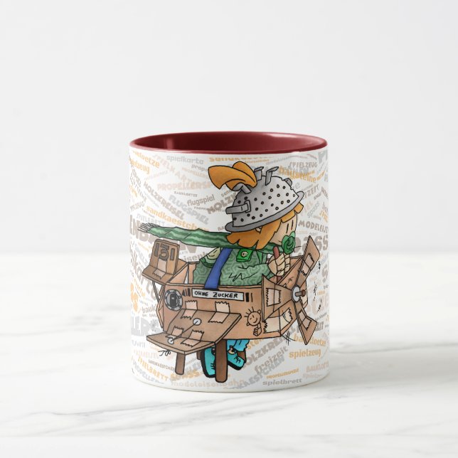 Ugo - Flugspiel / Kissen Poster Tasse (Zentrum)