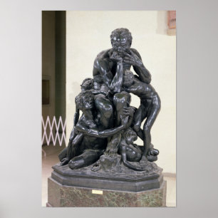 Ugolino and his Sons, 1860 Poster