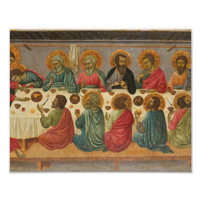 Ugolino di Nerio - Das letzte Abendessen Fotodruck (Vorne)
