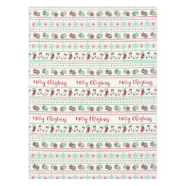 Uguler Weihnachts-Sweater-Pattern Urlaub Tischdecke