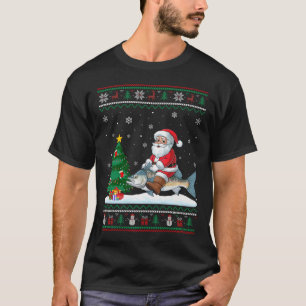 Uguler Weihnachtsbaum Lichter Weihnachtsfeiertag T-Shirt