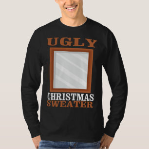 Uguler Weihnachtssüßer mit Mirror Graphic Funny X T-Shirt