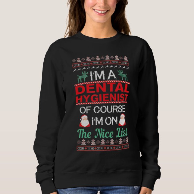 Ugulwein Sweater Zahnhygienist Funny Chri Sweatshirt (Vorderseite)