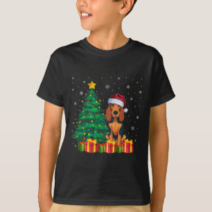 Ugus American English Coonhound Weihnachtsmannmütz T-Shirt
