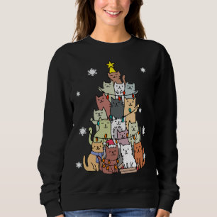 Ugusweihnachtliche Katzenbaum - Funny Xmas Cat G Sweatshirt