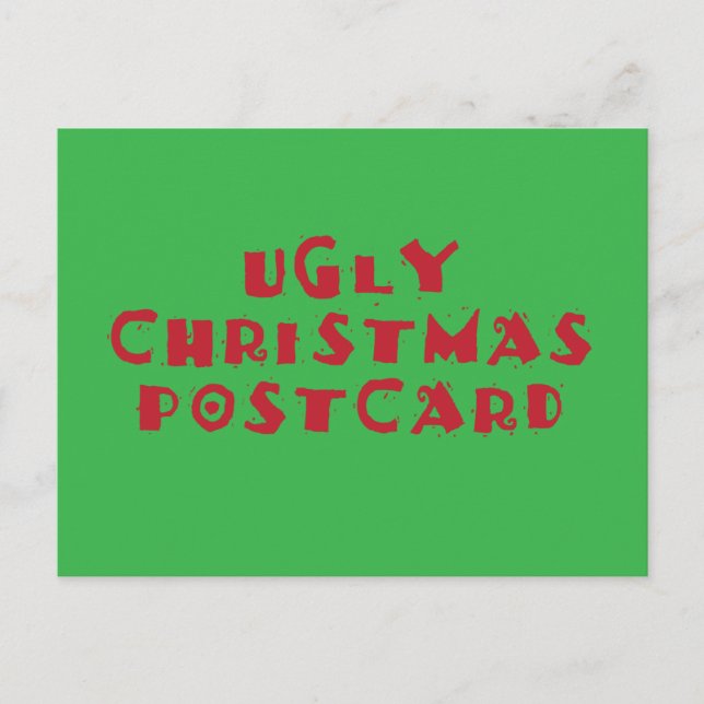 Ugy Christmas Postcard Feiertagspostkarte (Vorderseite)