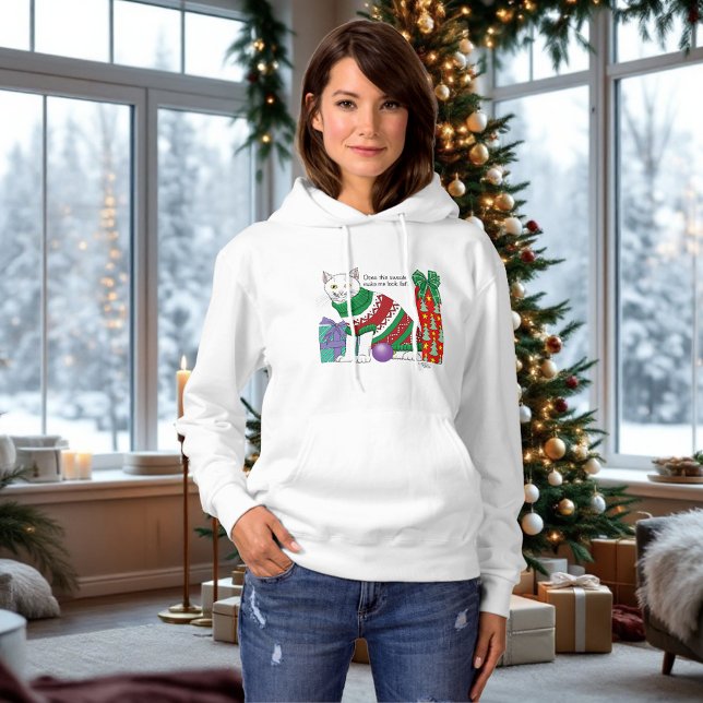 Ugy Christmas Sweater Funny Cat Hoodie (Von Creator hochgeladen)