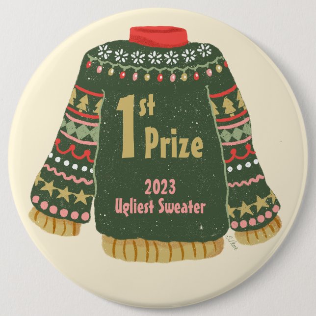 Ugy Christmas Sweater Prize Button (Vorderseite)