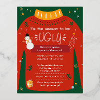 Ugy Sweater Modernes Weihnachtslied Silver