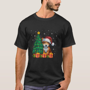 Ugy Toy Fox Terrier Weihnachtsmannmütze Weihnachts T-Shirt