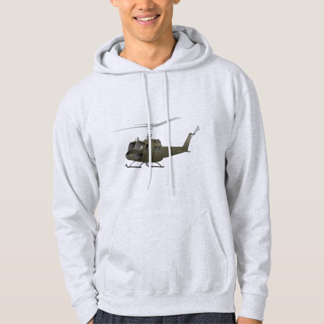 UH-1 Huey-Hubschrauber Hoodie (Vorderseite)