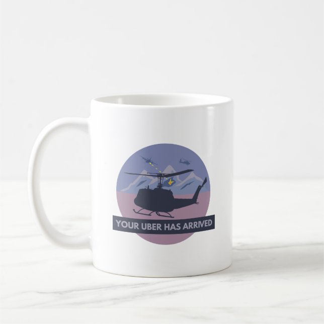 UH-1 Huey-Hubschrauber Kaffeetasse (Links)