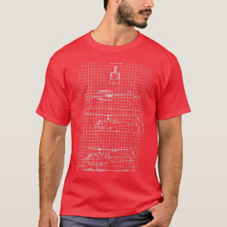 UH 1E 140 Huey Medical Evacuation Helikopter T-Shirt