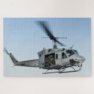 UH-1N Huey Helicopter Marine Medium Tiltrotor Puzzle