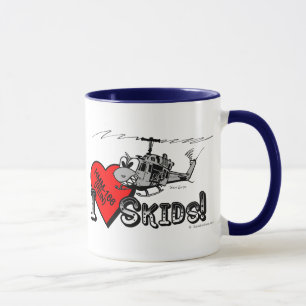 UH-1N I Liebe rutscht Wecker-Tasse Tasse