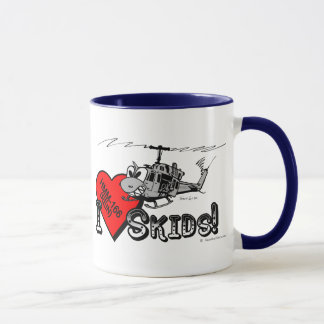 UH-1N I Liebe rutscht Wecker-Tasse Tasse
