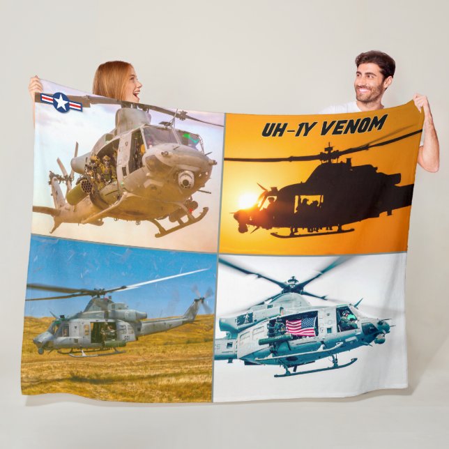 UH-1Y VENOM FLEECEDECKE (Beispiel)