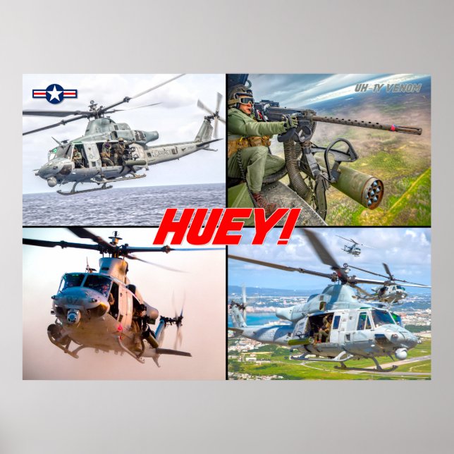 UH-1Y VENOM "HUEY" POSTER (Vorne)