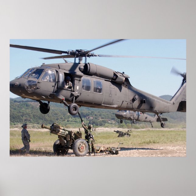 UH-60 Black Hawk Helicopter Poster (Vorne)