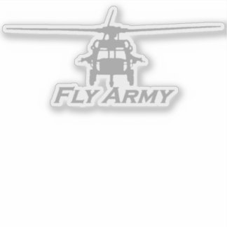 UH-60 Blackhawk Frontal View Aufkleber