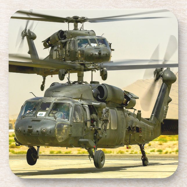 UH-60M BLACK HAWK GETRÄNKEUNTERSETZER (Vorderseite)