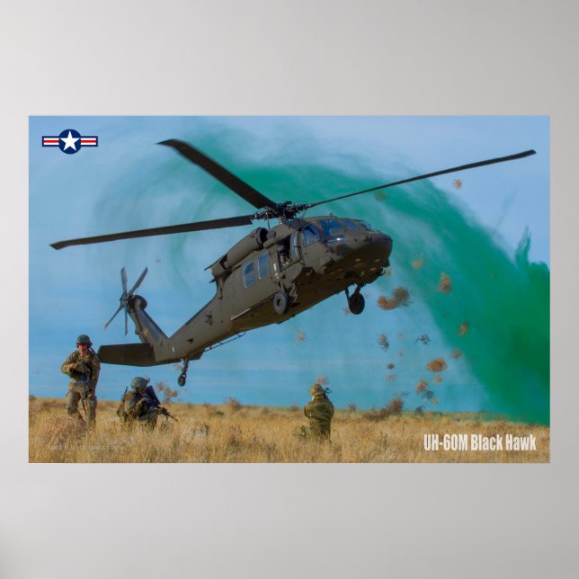UH-60M SCHWARZHAWK POSTER (Vorne)