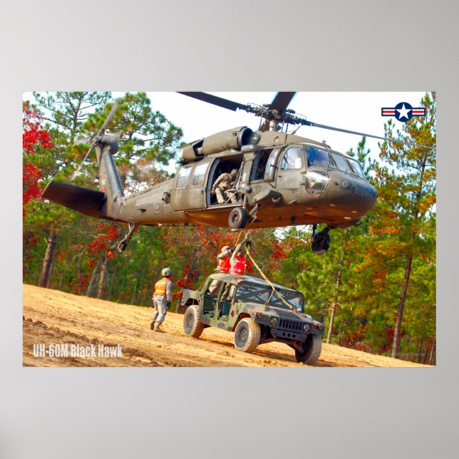 UH-60M SCHWARZHAWK POSTER (Vorne)