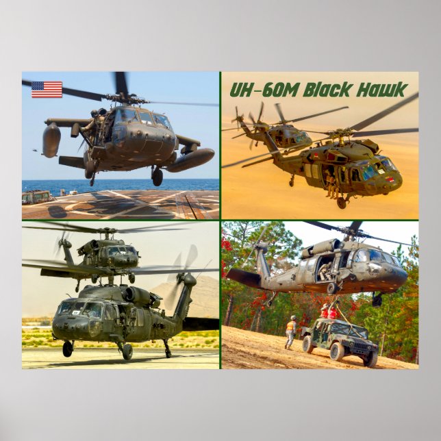 UH-60M SCHWARZHAWK POSTER (Vorne)