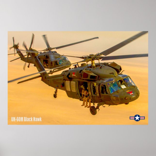 UH-60M SCHWARZHAWK POSTER (Vorne)