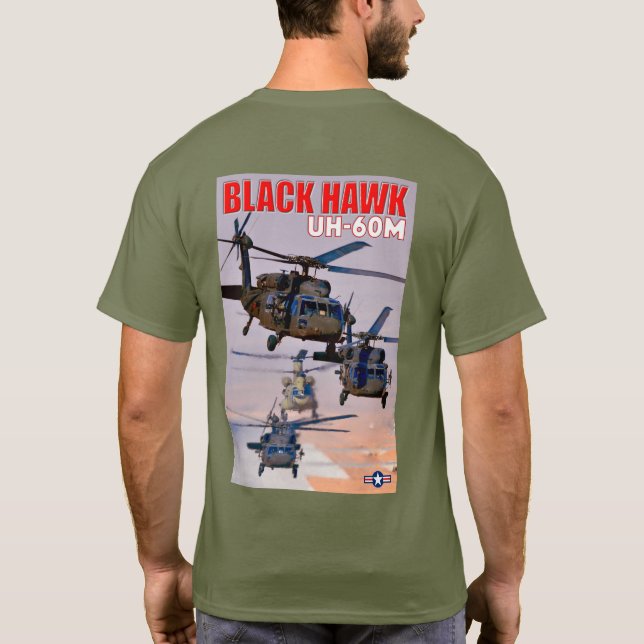 UH-60M SCHWARZHAWK T-Shirt (Rückseite)