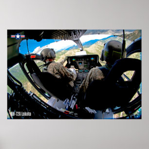 UH-72A LAKOTA COCKPIT POSTER