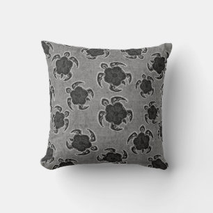 Uhane Honu Hibiscus Batik Hawaiian-Schildkröte Kissen