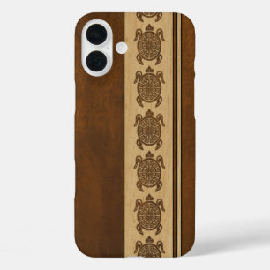 Uhane Honu Imitats Wood Hawaiian Turtle Case-Mate  iPhone 16 Plus Hülle