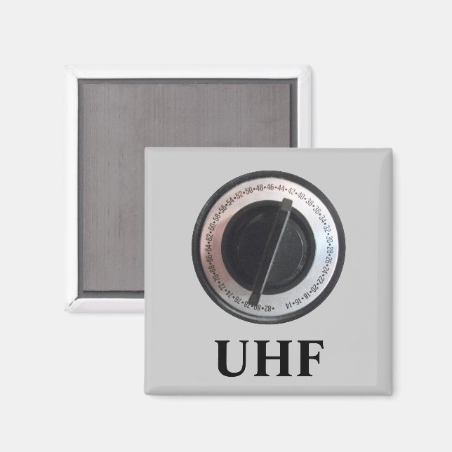 UHF-Dial Magnet (Vorderseite/Rückseite)