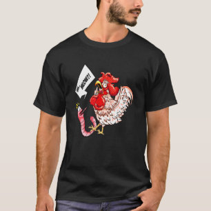 Uhh Meow Wurm Huhn Katze Sagt 1 T-Shirt