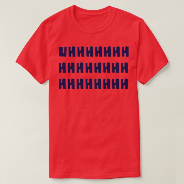 Uhhhh uhhh t uhh schwitzen 2 T-Shirt (Design vorne)