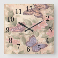 Uhr am Butterfly-Platz