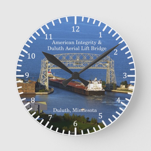 Uhr "American Integrity Duluth" (Vorderseite)