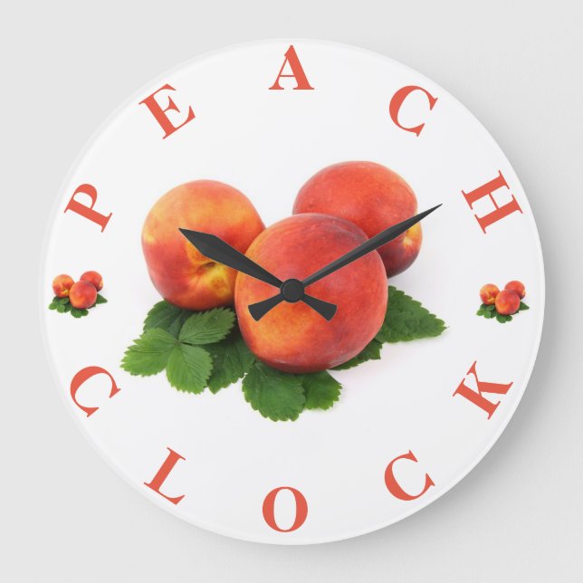 Uhr an der Wand (Vorderseite)