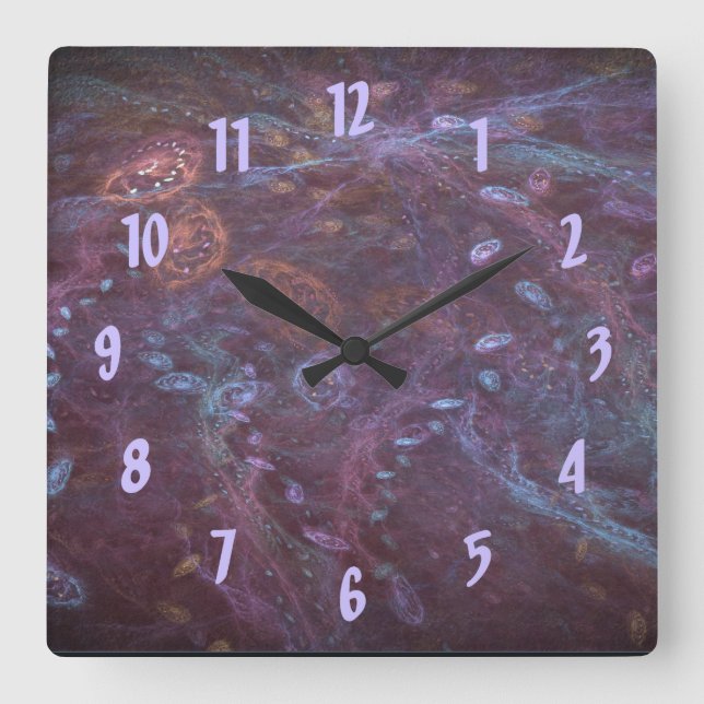 Uhr an der Wand des kosmischen Ozeans (Vorderseite)